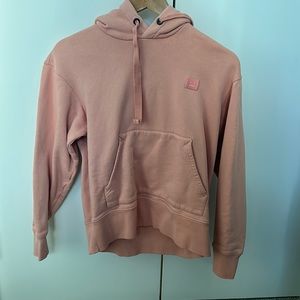 Acne studios pink hoodie